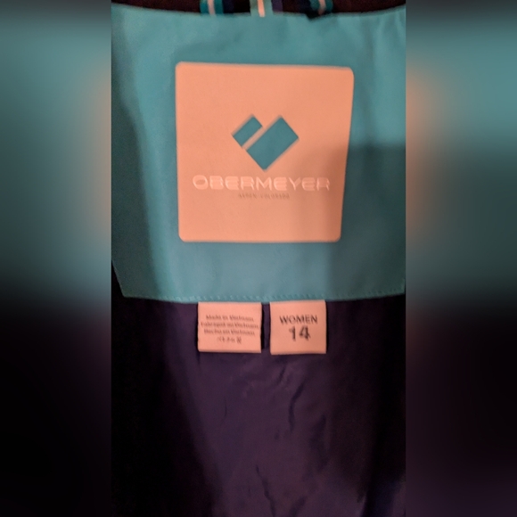 Obermeyer Blue and Teal Ski Jacket - Picture 5 of 8